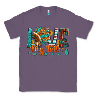 Lavender love my tribe native american indian headdress Classic Tee - Artiststas