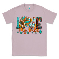 Lilac love my tribe native american indian headdress Classic Tee - Artiststas