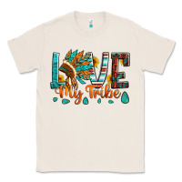 Natural love my tribe native american indian headdress Classic Tee - Artiststas