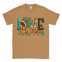 Toasted Coconut love my tribe native american indian headdress Classic Tee - Artiststas