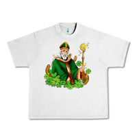 Lunar Rock st patricks and horseshoes with shamrocks Urban Heavy Tee - AdoDesignShop