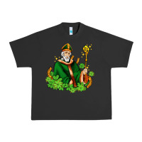 Pigment Black st patricks and horseshoes with shamrocks Urban Heavy Tee - AdoDesignShop
