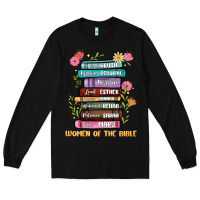 Black the original women of the bible books full color Long Sleeve Tee - JahusDesignShop