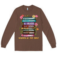 Chestnut the original women of the bible books full color Long Sleeve Tee - JahusDesignShop