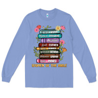 Colony Blue the original women of the bible books full color Long Sleeve Tee - JahusDesignShop