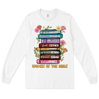 White the original women of the bible books full color Long Sleeve Tee - JahusDesignShop