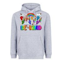 Heather Grey name celebrate kindness and diversity Heavyweight Hoodie - LillyAllenDesigns