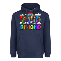 Navy name celebrate kindness and diversity Heavyweight Hoodie - LillyAllenDesigns