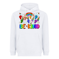 White name celebrate kindness and diversity Heavyweight Hoodie - LillyAllenDesigns