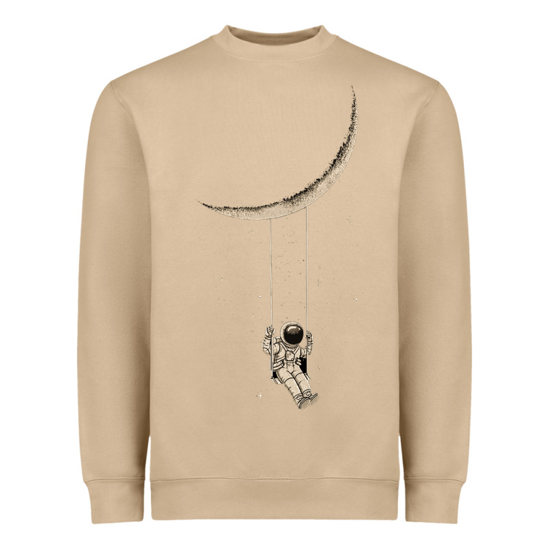 Astronaut Moon Swing Heavyweight Sweatshirt by Bettercallsaul | Teevron
