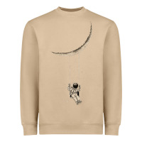 Mushroom Astronaut Moon Swing Heavyweight Sweatshirt - Bettercallsaul