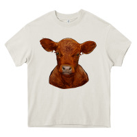 Red Angus Calf Heavy Core Tee | Teevron