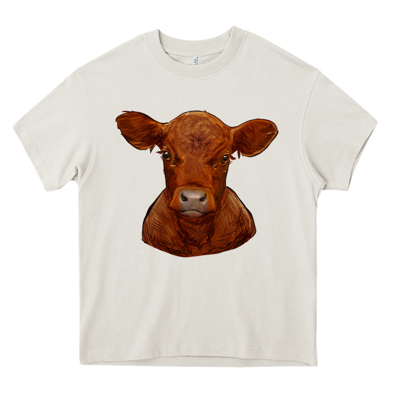 Red Angus Calf Heavy Core Tee by RanaPortraitStore | Teevron