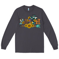 Smoke western faith arrow sunflowers Long Sleeve Tee - BarkalooDesign