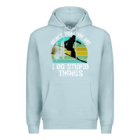 Blue Mist Don t Follow Me I Do Stupid Things Premium Hoodie - Bettercallsaul