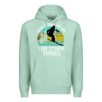 Seafoam Don t Follow Me I Do Stupid Things Premium Hoodie - Bettercallsaul