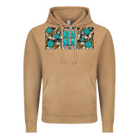Western Cowhide Mama 16oz Libbey Glass Vintage Hoodie | Teevron