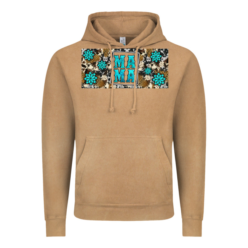 Western Cowhide Mama 16oz Libbey Glass Vintage Hoodie by HRA Design Shop | Teevron