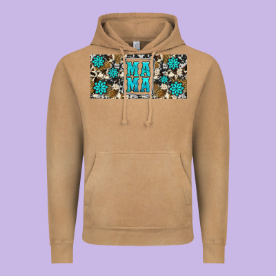 Western Cowhide Mama 16oz Libbey Glass Vintage Hoodie Designed By Hra Design Shop