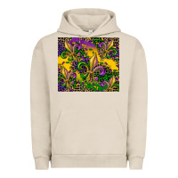 Pigment French Oak mardi gras fleur de lis Urban Hoodie - CowGirlArtShop