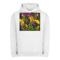 Pigment Lunar Rock mardi gras fleur de lis Urban Hoodie - CowGirlArtShop