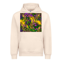 Sandshell mardi gras fleur de lis Urban Hoodie - CowGirlArtShop