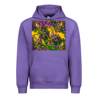 Mardi Gras Fleur De Lis Urban Hoodie | Teevron