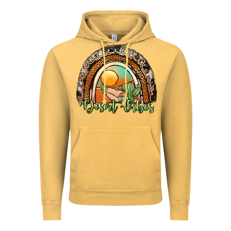 Desert Vibes Rainbow Vintage Hoodie by JahusDesignShop | Teevron