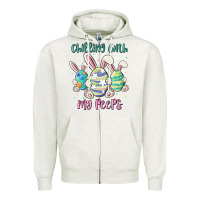 Oatmeal Heather chilling with my peeps Zipper Hoodie - MaliasSmallBusiness