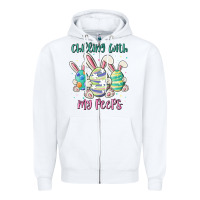 White chilling with my peeps Zipper Hoodie - MaliasSmallBusiness