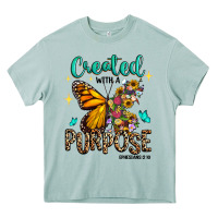 Arona created with a purpose ephesians 2 10 Heavy Core Tee - RanaPortraitStore