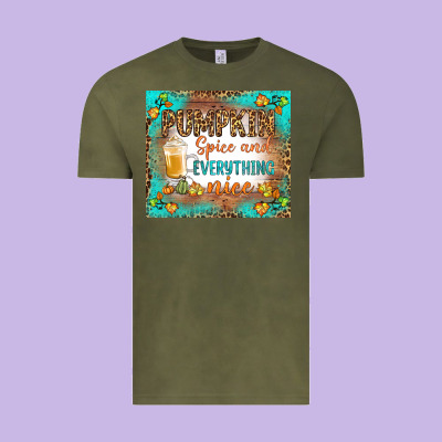 Pumpkin Spice And Everything Nice Vintage Tee Designed By Bundleandbundleshop