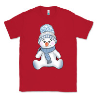 Red winter snowman Classic Tee - AdoDesignShop