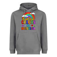 Storm name vibrant positivity rainbow art Heavyweight Hoodie - LillyAllenDesigns