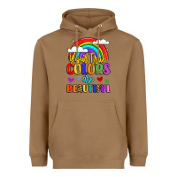 Toasted Coconut name vibrant positivity rainbow art Heavyweight Hoodie - LillyAllenDesigns