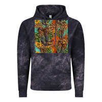 Cloud Black western boots and sunflowers seamless pattern Vintage Hoodie - HRA Design Shop