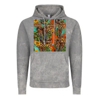 Cloud Rock western boots and sunflowers seamless pattern Vintage Hoodie - HRA Design Shop