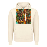 Vintage Artic western boots and sunflowers seamless pattern Vintage Hoodie - HRA Design Shop