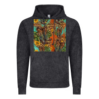 Vintage Black western boots and sunflowers seamless pattern Vintage Hoodie - HRA Design Shop
