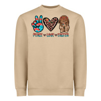 Peace Love Easter Heavyweight Sweatshirt | Teevron