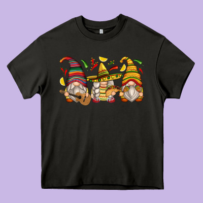 Mexican Gnomes Heavy Core Tee Designed By Zillion Design Studio