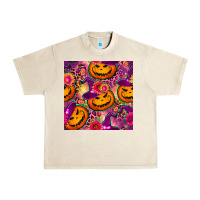 Sandshell halloween witchy pumpkin seamless pattern Urban Heavy Tee - BundleAndBundleShop