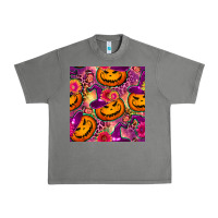 Tornado halloween witchy pumpkin seamless pattern Urban Heavy Tee - BundleAndBundleShop