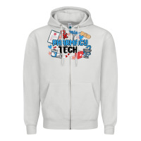 Dove Grey pharmacy tech Zipper Hoodie - MaliasSmallBusiness