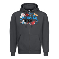 Smoke pharmacy tech Zipper Hoodie - MaliasSmallBusiness