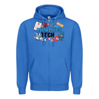 True Royal pharmacy tech Zipper Hoodie - MaliasSmallBusiness