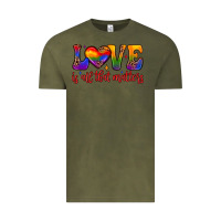Vintage Olive love is all that matters Vintage Tee - JahusDesignShop