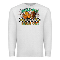 Oatmeal Heather falls out balls out Premium Sweatshirt - LillyAllenDesigns
