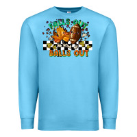 Ocean Blue falls out balls out Premium Sweatshirt - LillyAllenDesigns