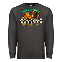 Smoke falls out balls out Premium Sweatshirt - LillyAllenDesigns
